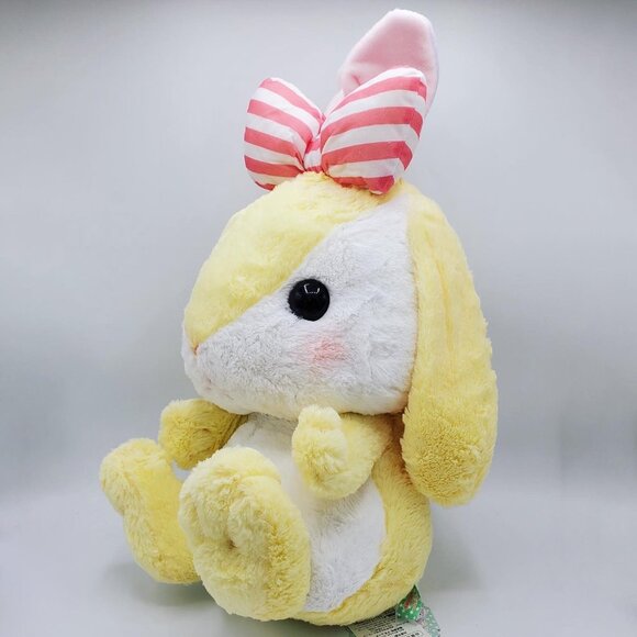 Pote Usa Loppy Bunny Jumbo Plush (Yellow) - Picture 3 of 6
